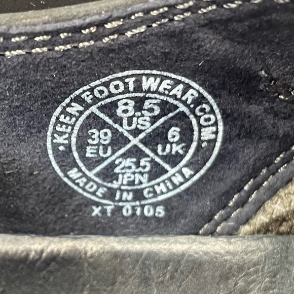 Women's Keen Black Waterproof Leather "Seattle Mary" Shoes 8.5 Beach Pool Swim - Picture 8 of 9